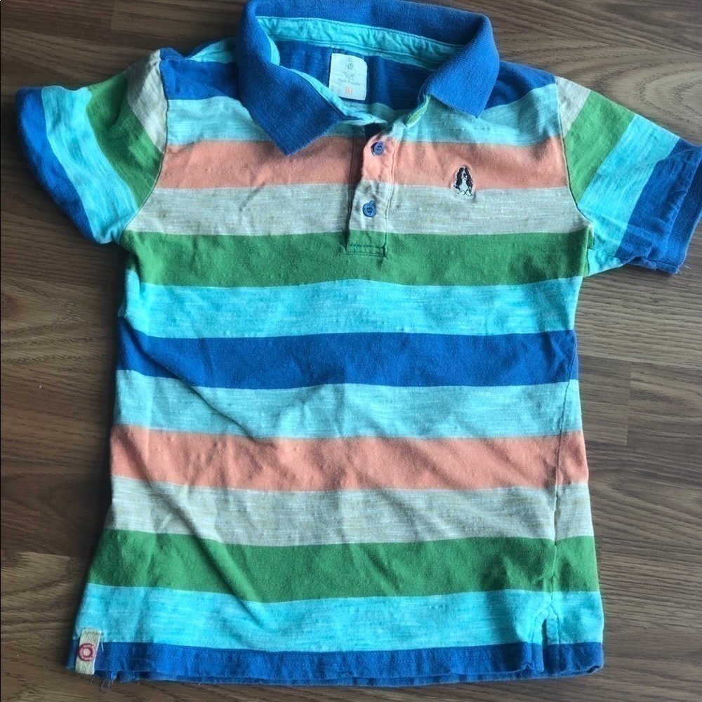 Hush Puppies Striped Boys Polo Shirt